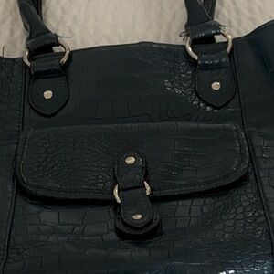 Elegant dark green  Croft and Barrow purse